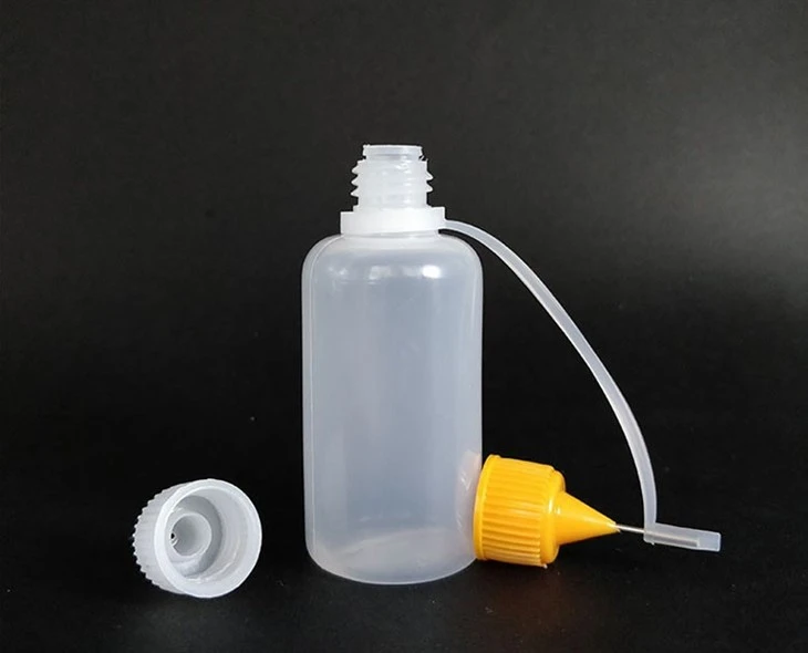 Empty PE Needle Tip Oil Dropper Bottle
