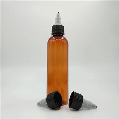NH H Amber Dropper Bottle Twist Caps