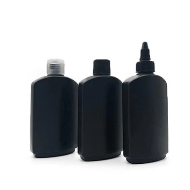 בקבוק HDPE Twist Cap שחור פלסטיק